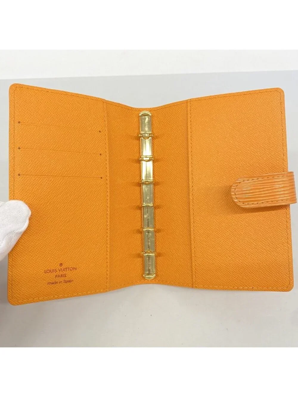 Louis Vuitton Notebook Cover Epi Agenda PM Mandarin
